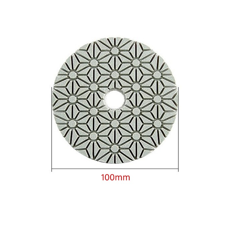 100mm Diamond Polishing Pads Three-Step Water Grinding Disc Stone Marble Granite