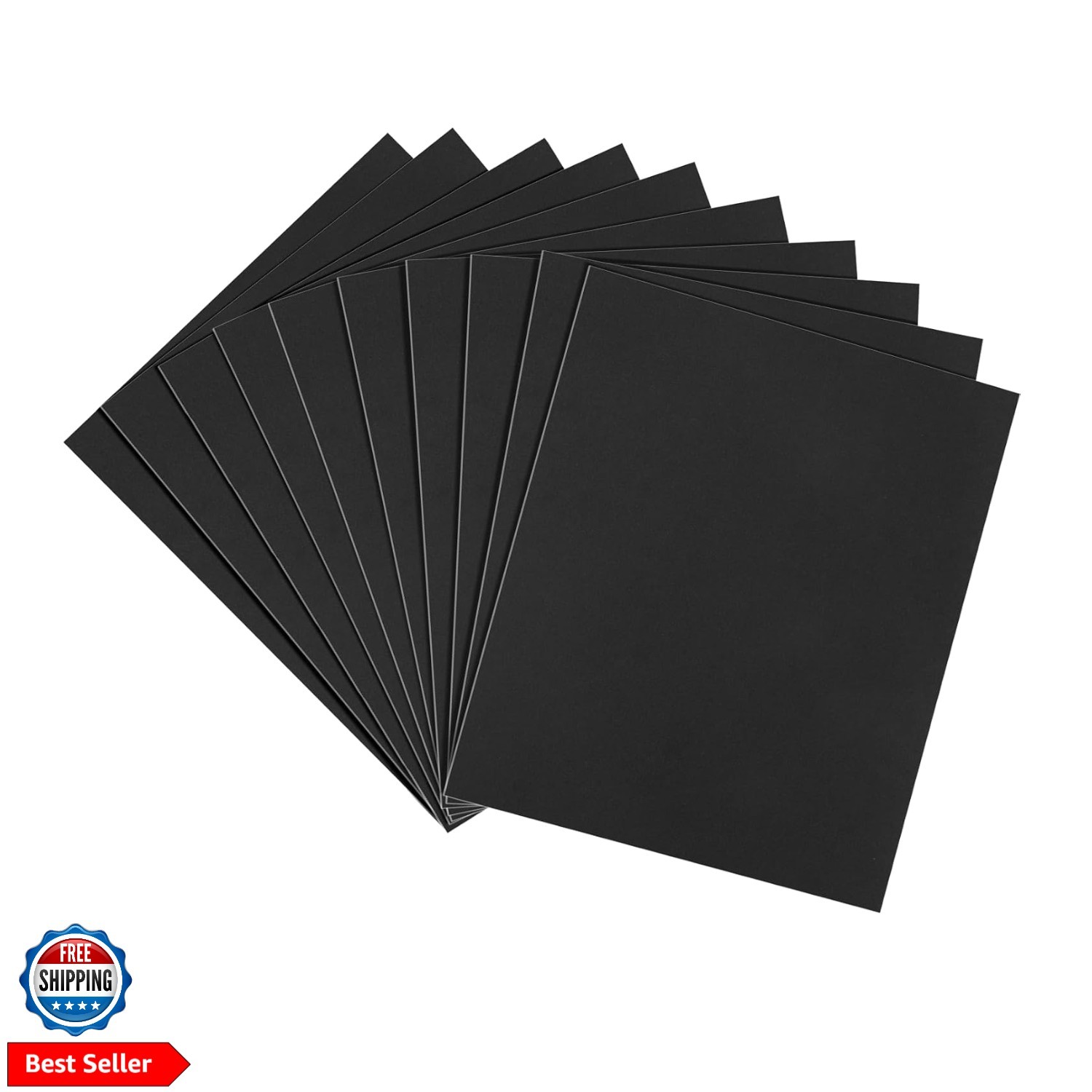 Sandpaper 800 Grit, Wet Dry Sand Paper 9 x 11 Inch | 10 Sheets, for Wood Meta…