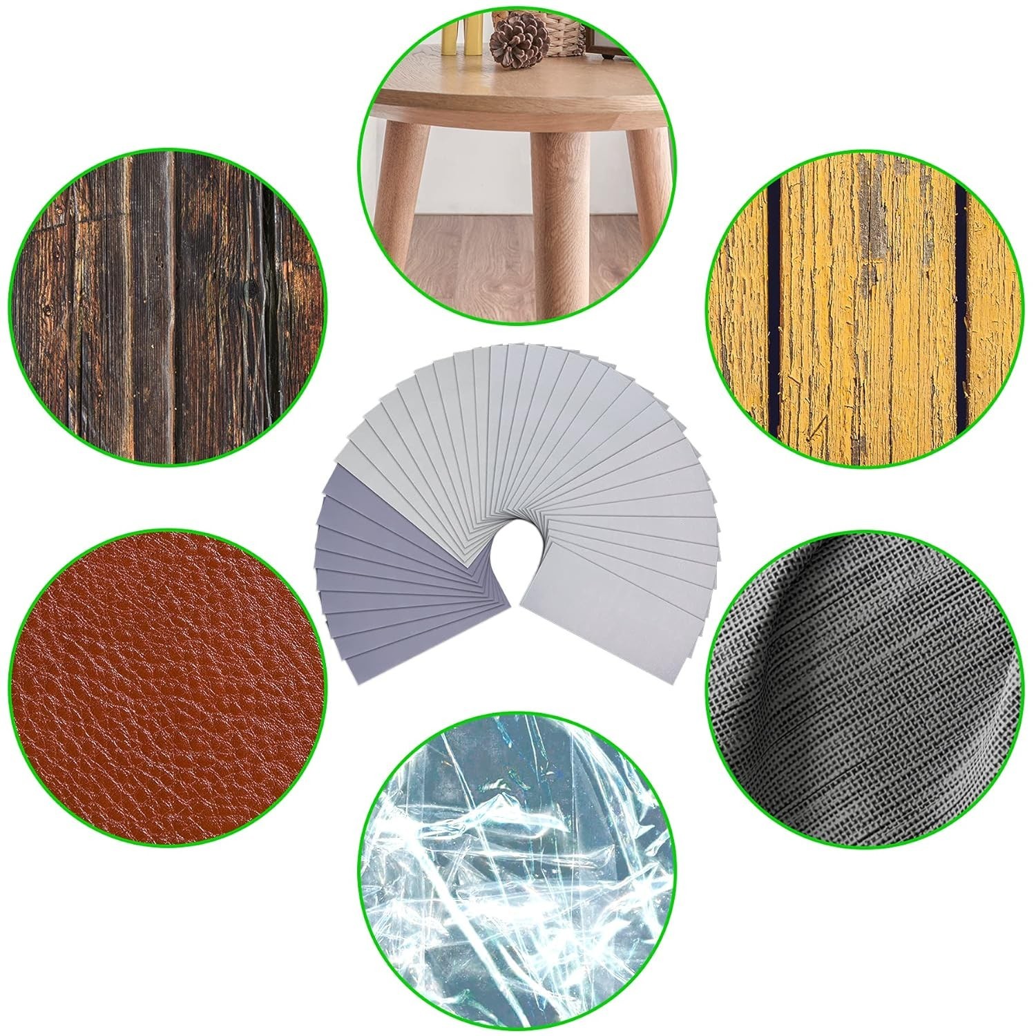 36 Pieces Wet and Dry Sandpaper 3000 5000 7000 10000 Grit Sanding Paper 9×3.6