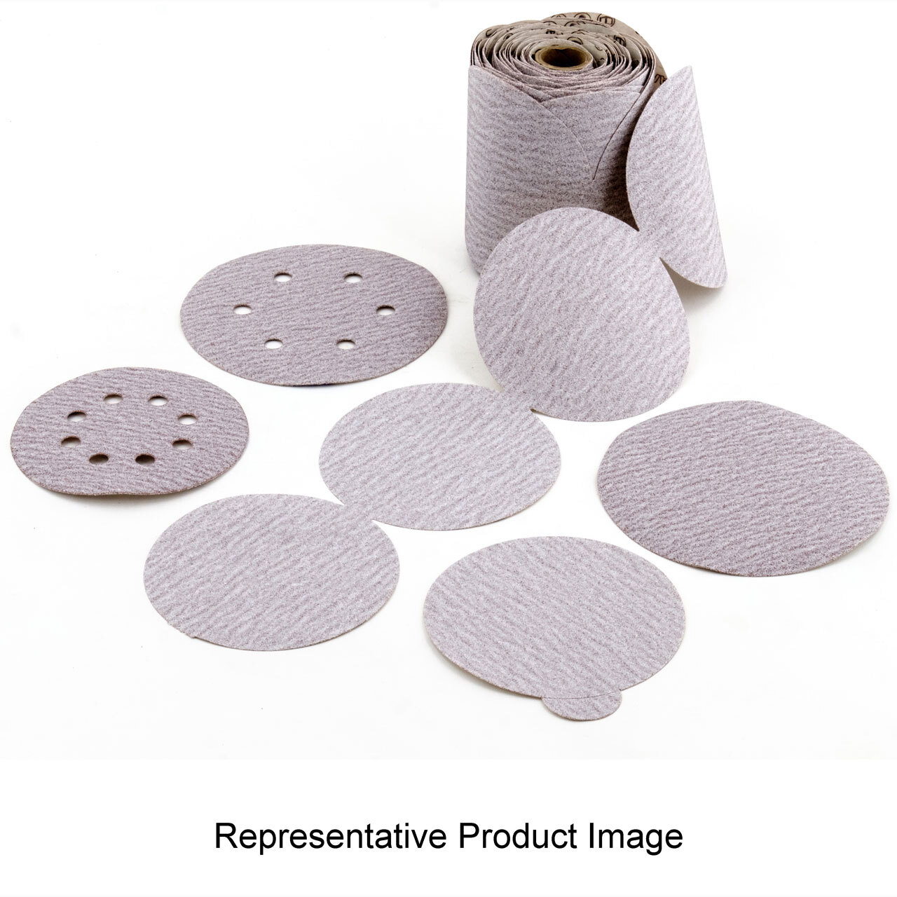United Abrasives-SAIT 36422 6″ 6A Stearated AO Paper Disc No Hole 120 Grit 50 Pk