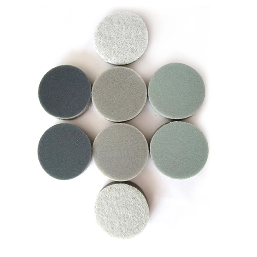 30mm Sponge Abrasive Sanding Disc Sandpaper Hook Loop Polish Pads 300-3000 Grit
