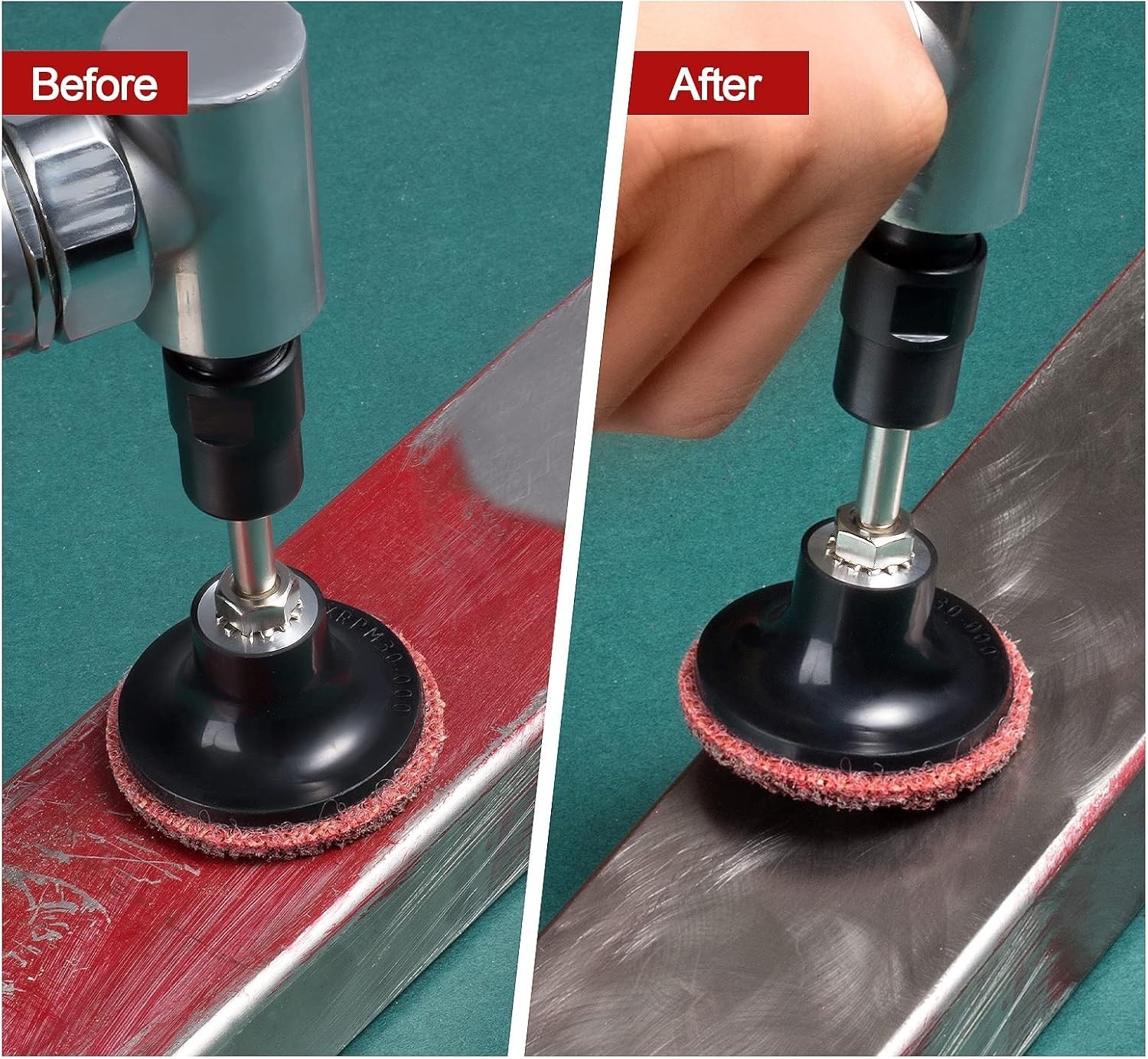 Versatile 46PCS Aluminum Oxide Sanding Discs with Quick Change Holder – 2 Inches