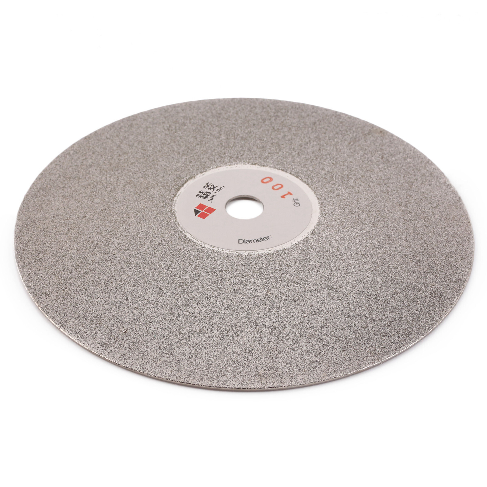 6″ Diamond Coated Flat Lap Wheel 100 Grit Grinding Disc for Grinding Stone Glass