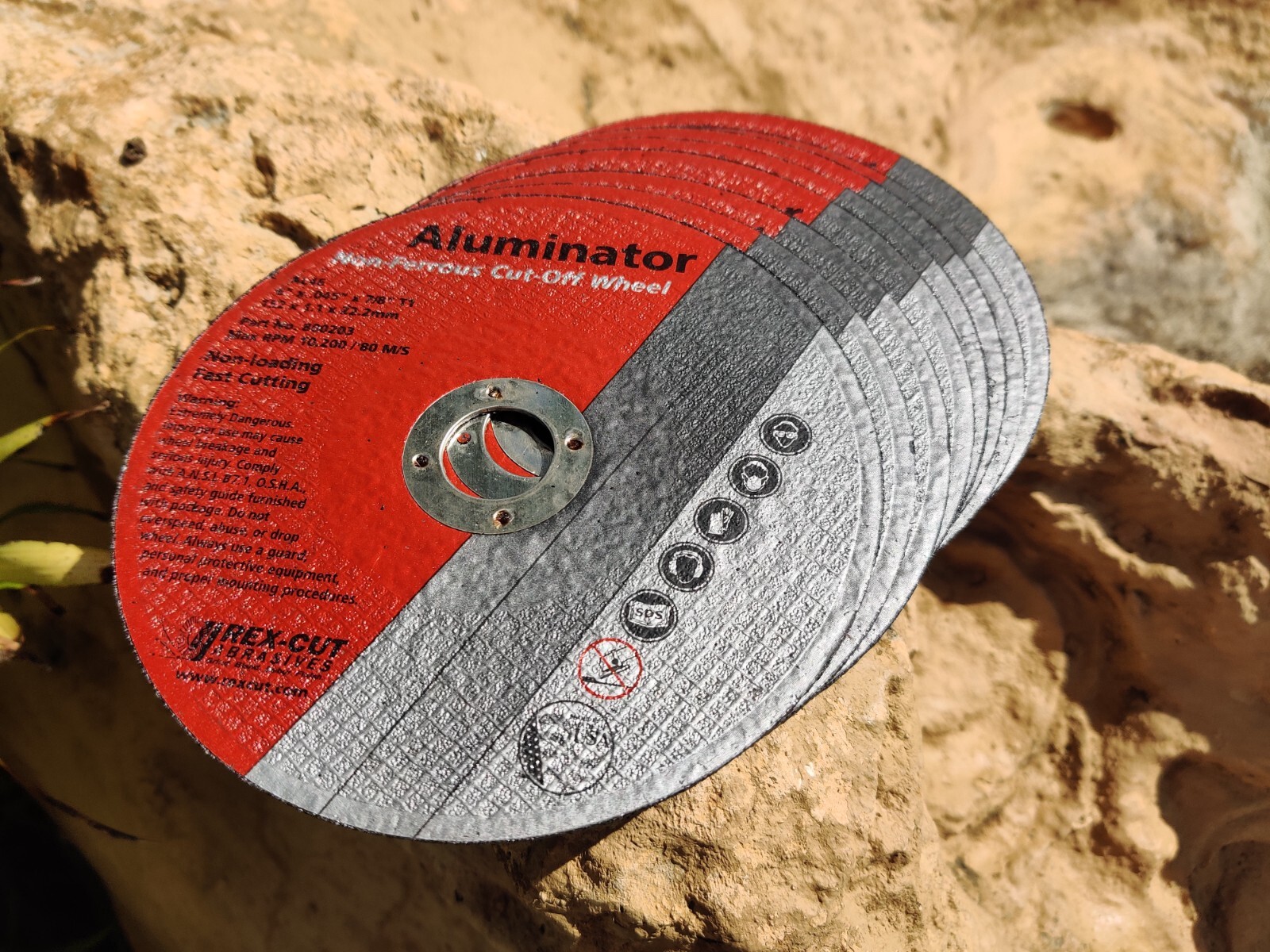 8/Pk Rex-Cut Aluminator Cut-Off Wheel 6″ x .45 x 7/8″ Aluminum Cut-Off 800203
