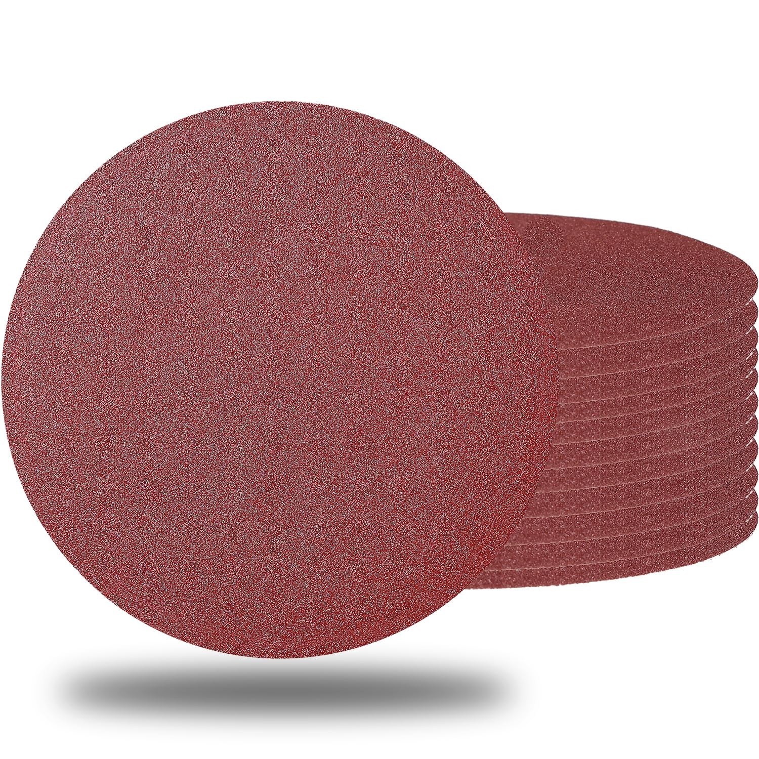 10 Pack 9 Inch 80 Grit Hook and Loop Sanding Discs Drywall Hand Sander