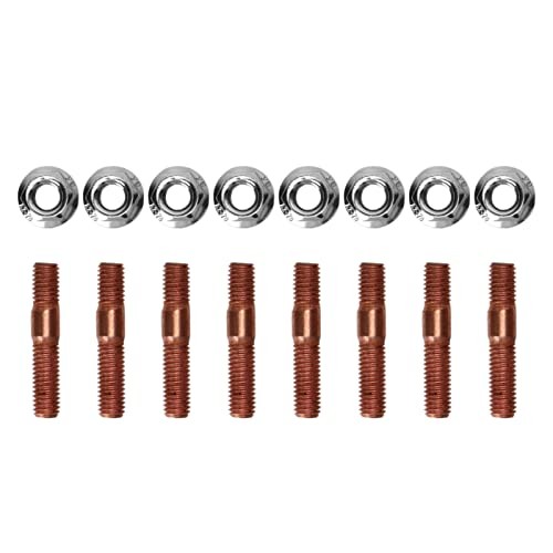 M8 1.25 Threaded Turbo Stud Kit, 8mm Impact Proof Metal Alloy Machined