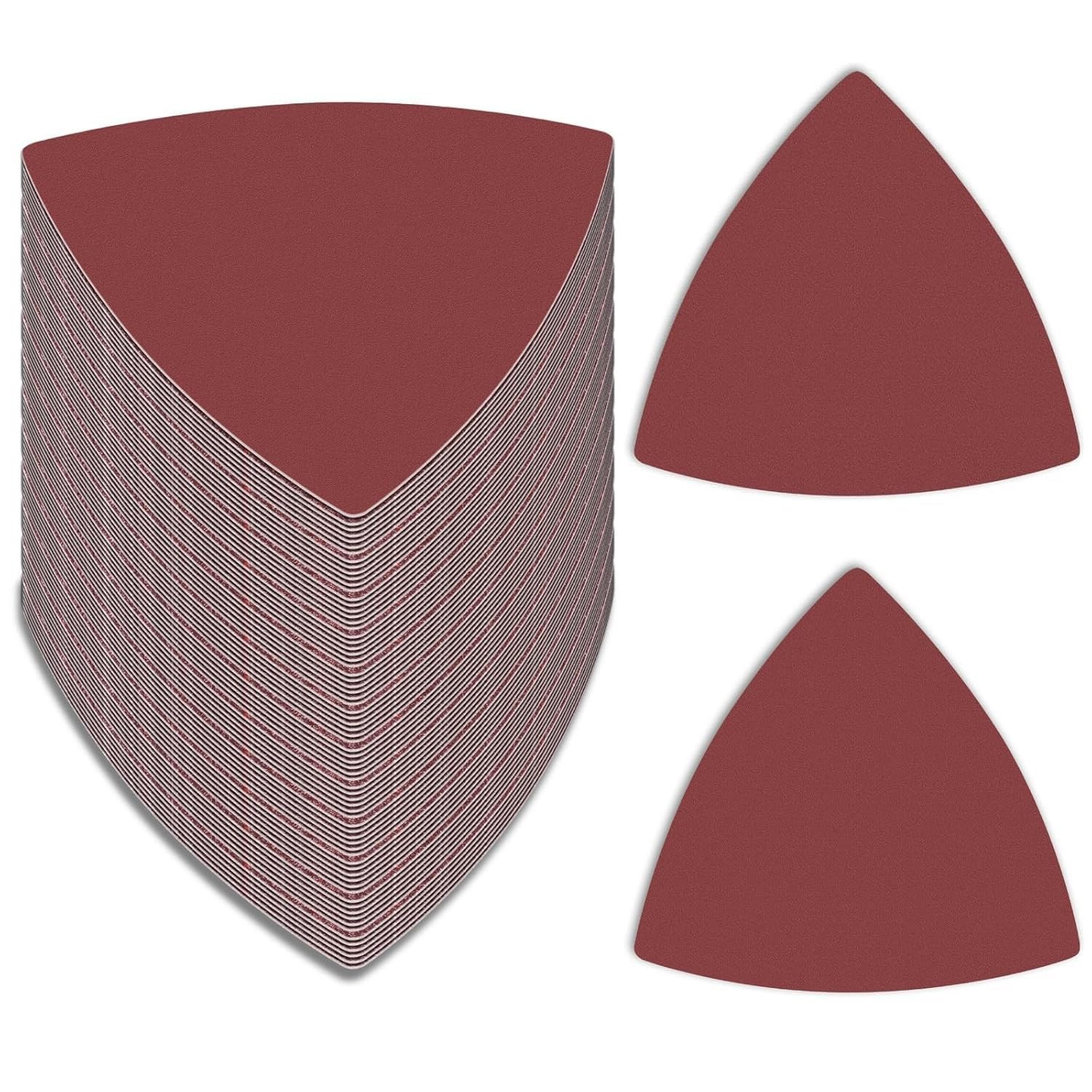120 PCS 1200 Grit Triangle Sanding Pads 80mm For 31/8 Inch Oscillating Tool