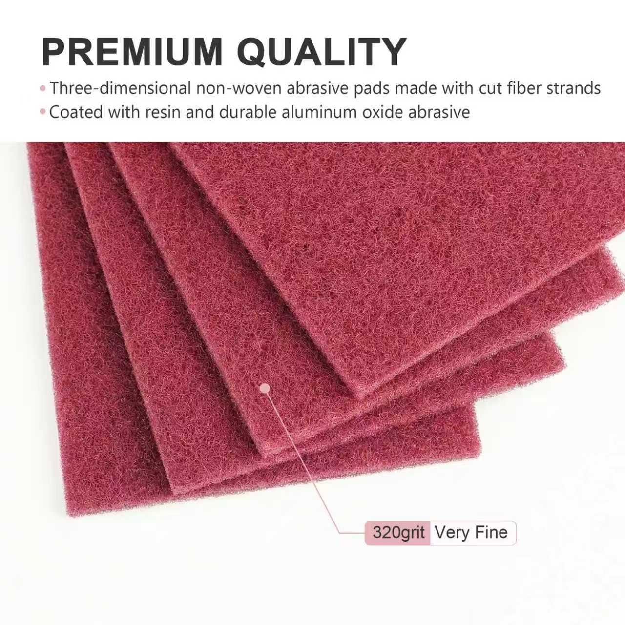 4″ X 6″ Scuff Pad Maroon 6 Pack – Scuffing, Scouring, Sanding, Paint Primer Prep