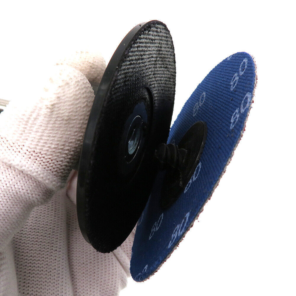 3” 75mm Sanding Discs R Type Roll Lock Pads 36/60/80/100/120/180/240 Grit