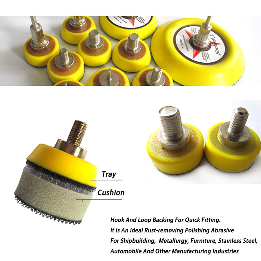 1.2″ Ø30mm Adhesive Sander Disc Backing Pad M6 M8 for Angle Grinder Polishing