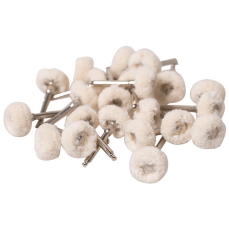 20 Pcs Polishing Wheel Wool Cotton Polishing Brushes Polishers for Rotary