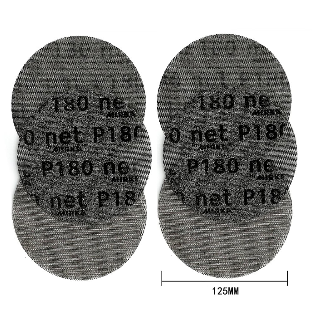 125mm Dry Mesh Abrasive Sanding Discs 5 Inch Hook & Loop Sandpaper 80#-800# Grit