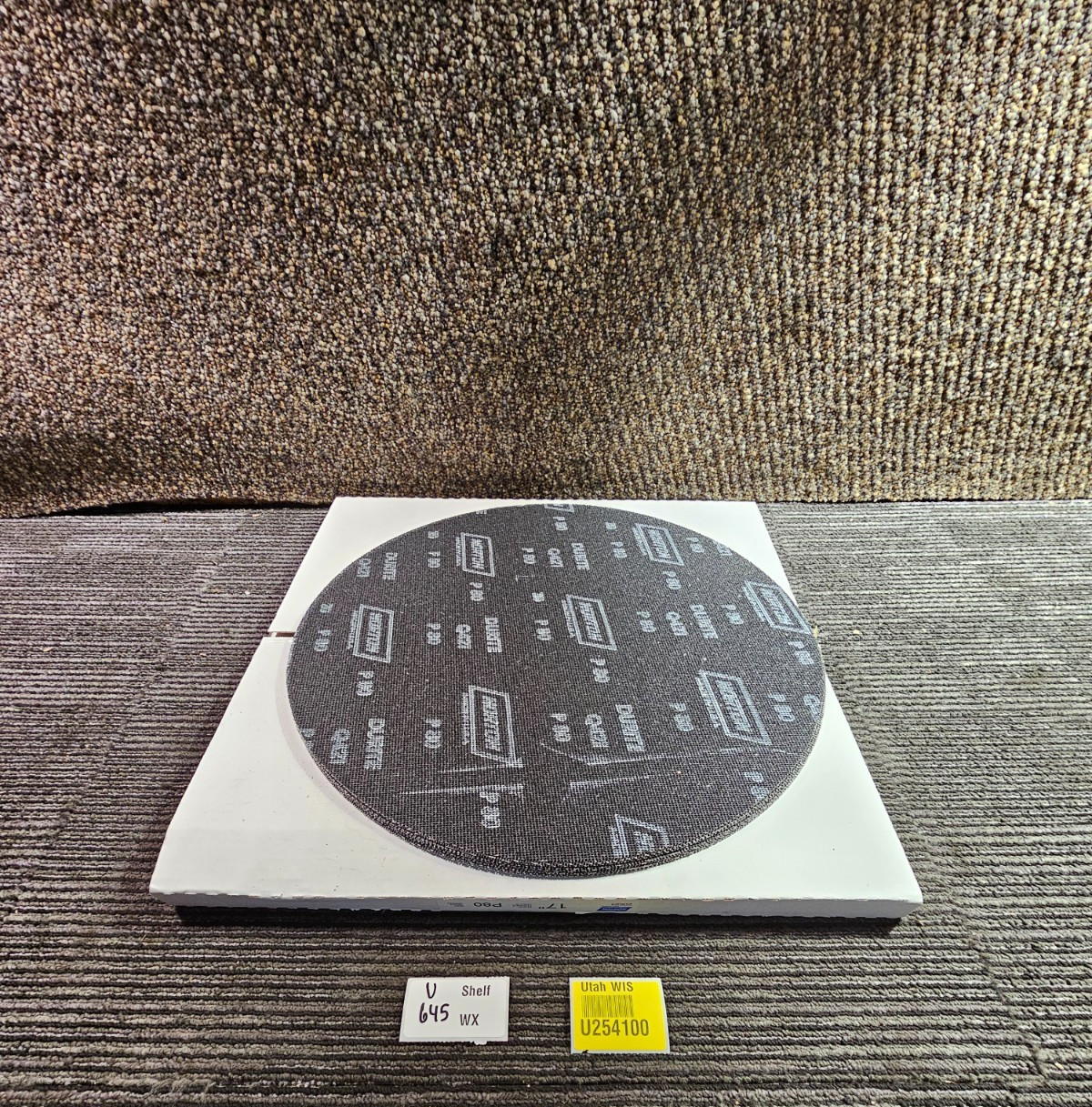 (QTY 10) Norton 66261120524 Q421 17″ Floor Sanding Disc P80 Grit Silicon Carbide