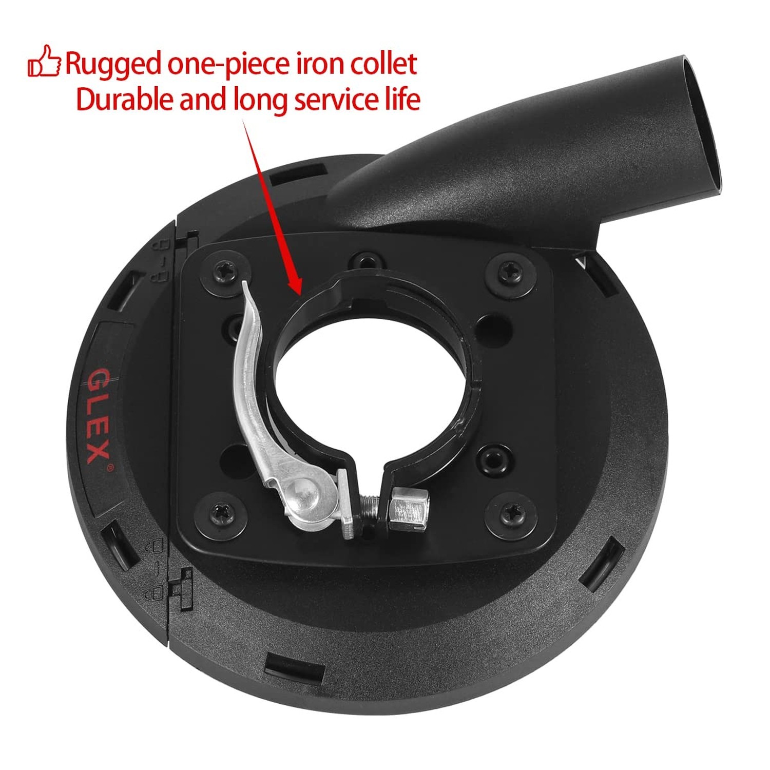 GLEX Angle Grinder Dust Shroud 4/4.5/5 inch Universal Surface Grinder Dust Sh…