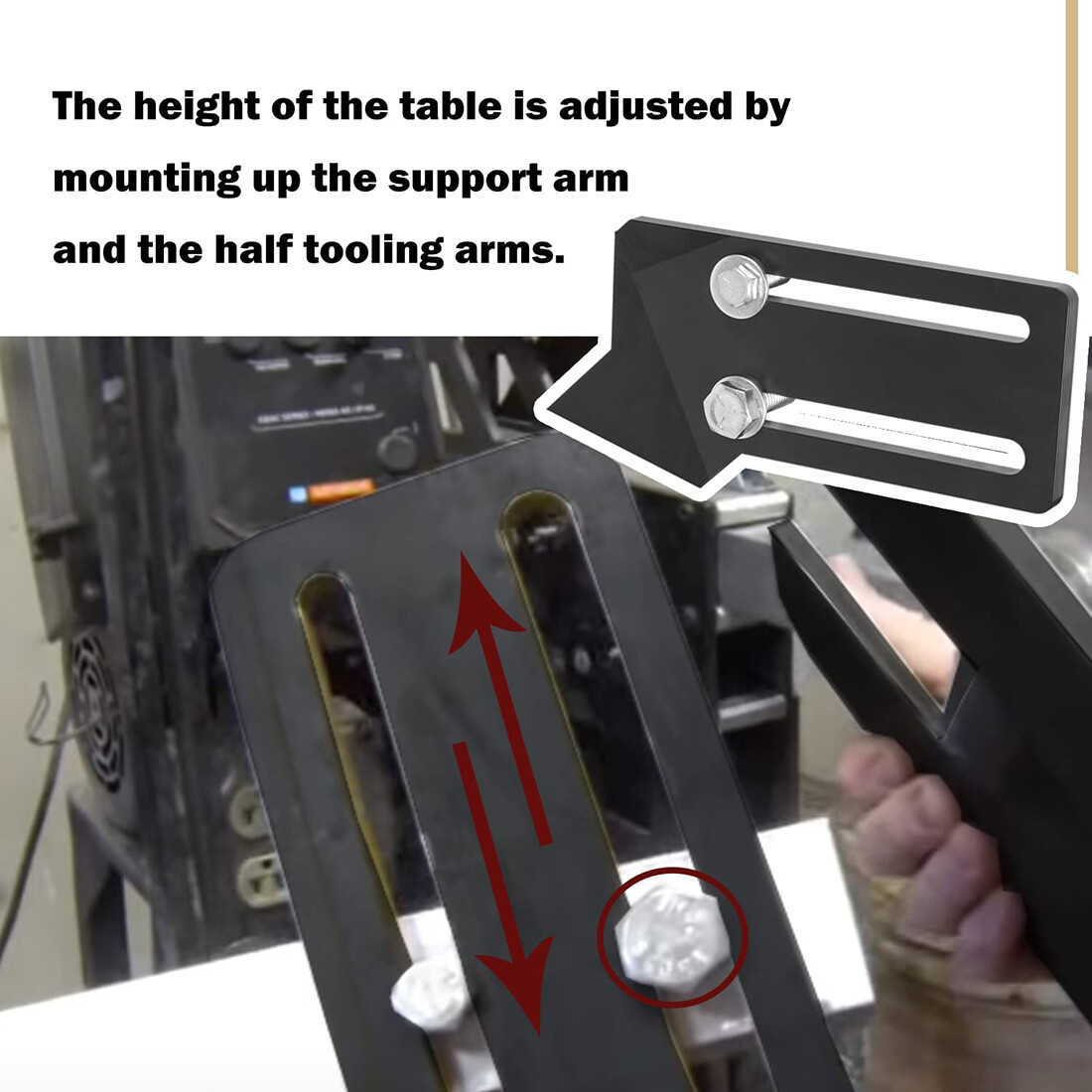 Knife Bevel Grinding Jig Tool 2×72″ Rest OBM Belt Grinder Tilt Table Platen