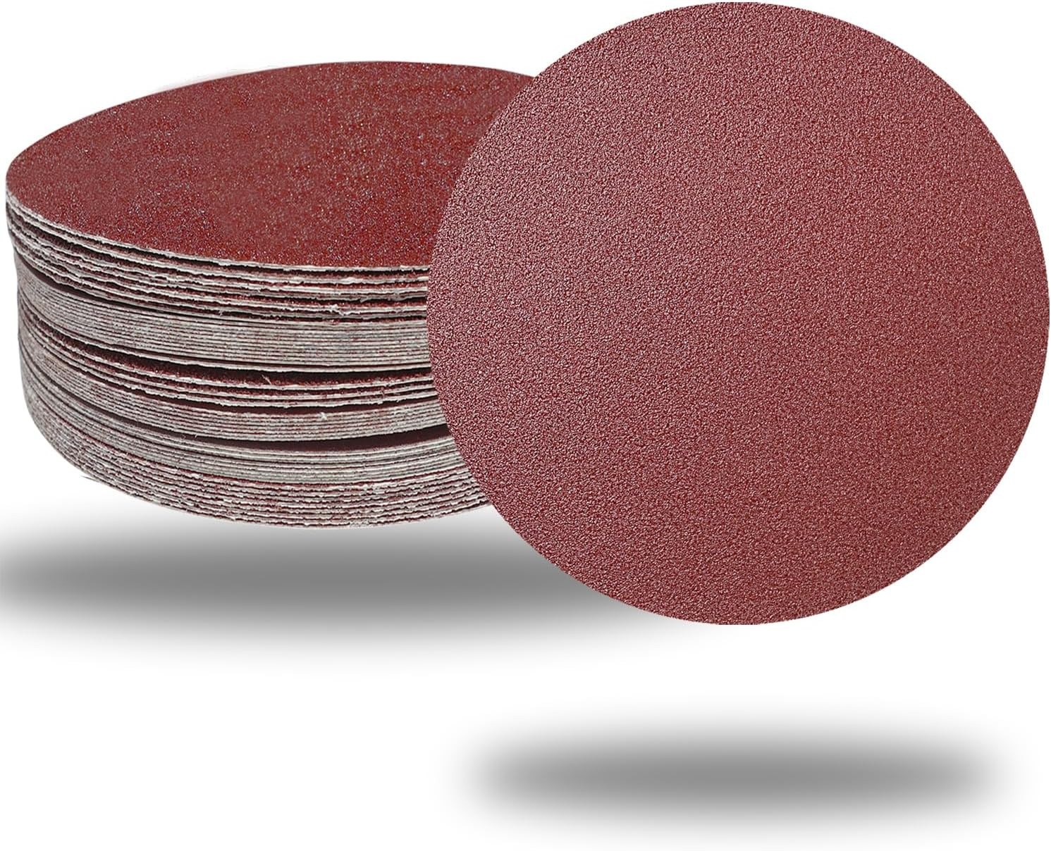 60 PCS 5″ PSA Sanding Discs-10 Each of 80, 100, 120, 180,240, 400 Grit – 5 Inch