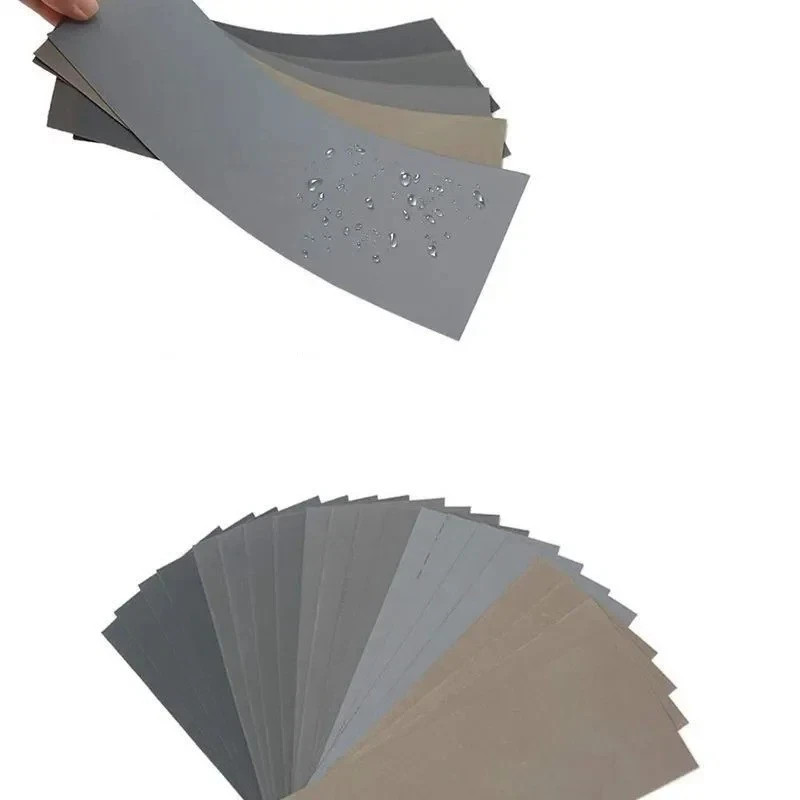 Wet Dry Sandpaper Assorted Grit 1000-7000 Automotive Wood Metal Polishing 15 pcs