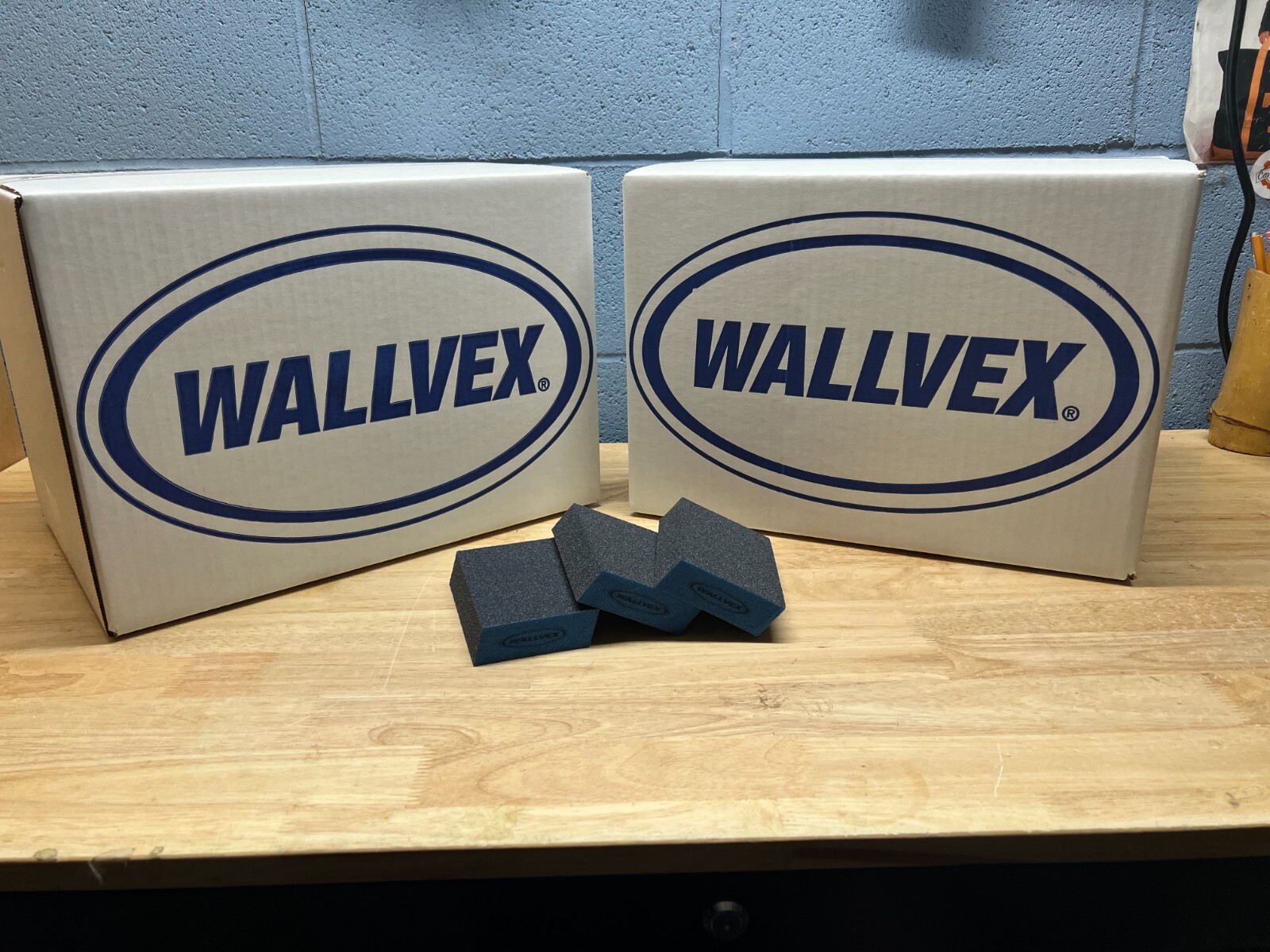 Wallvex Blue Fire Drywall Sanding Sponge Dual Angle Med/Fine (100) Free Shipping
