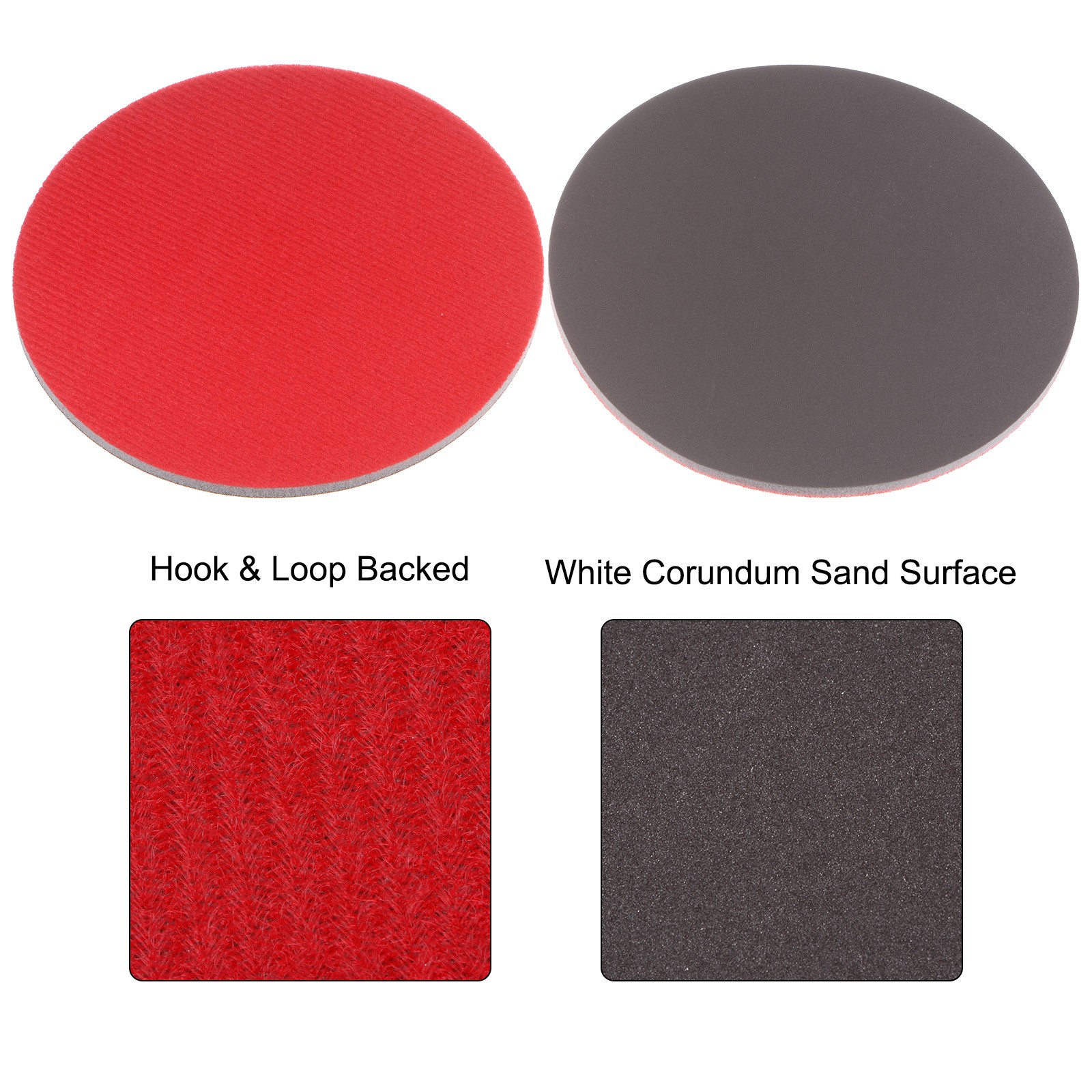 30sets 3000 Grit Sanding Sponge 6 Inch Hook Loop Sponge Sanding Disc Wet/Dry