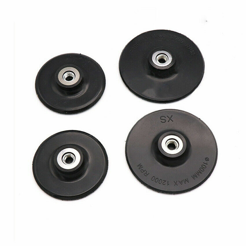 3” 4” Hook and Loop Backing Pad M10 Thin Hard for Angle Grinder Polishing Pads