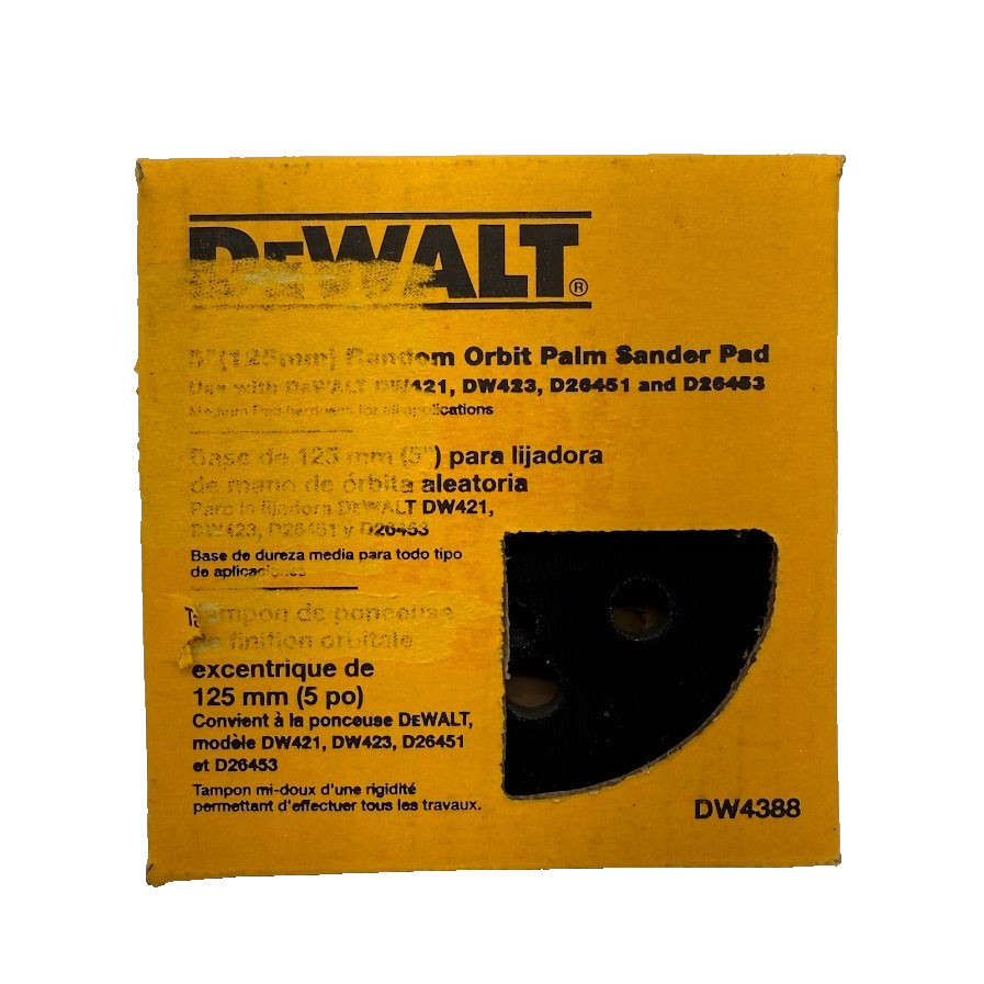 DEWALT 5 in. Random Orbit Palm Sander Pad DW4388
