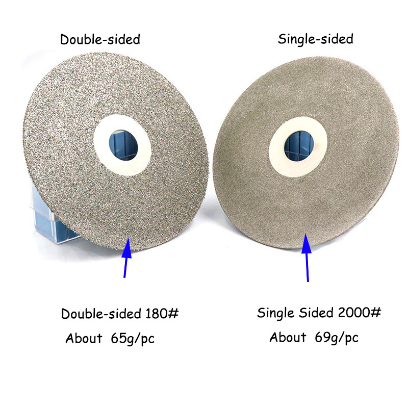 4 Inch 100mm Diamond Coated Flat Lap Wheel Polishing Grinding Disc 36-3000 Grit