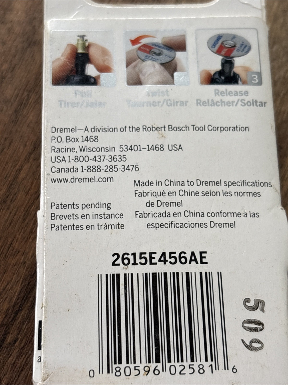 DREMEL METAL CUTTING CUT OFF WHEEL EZ456 EZ LOCK CUTTING 1 1/2″ **5 PIECES**