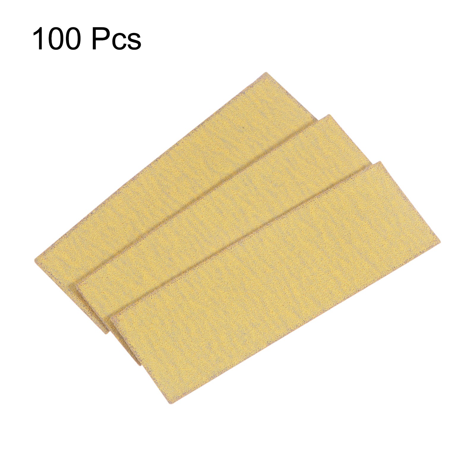 100pcs Micro Detail Sander Paper 100 Grit 3.5 x 1.2″ Finger Sander Sandpapers