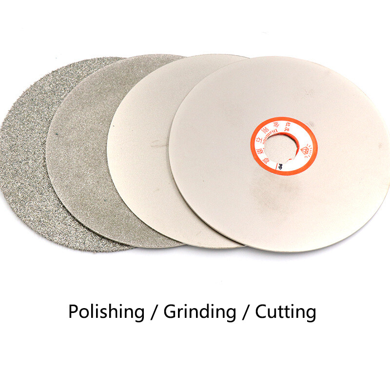 4 Inch 100mm Diamond Coated Flat Lap Wheel Polishing Grinding Disc 36-3000 Grit