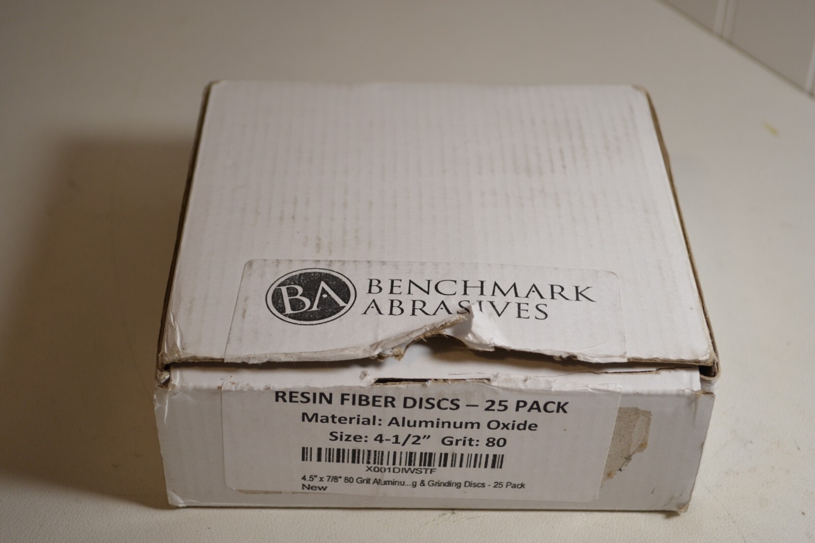 25 Pack Resin Fiber Discs Aluminum Oxide 4-1/2″ Grit: 80 Grinding Discs