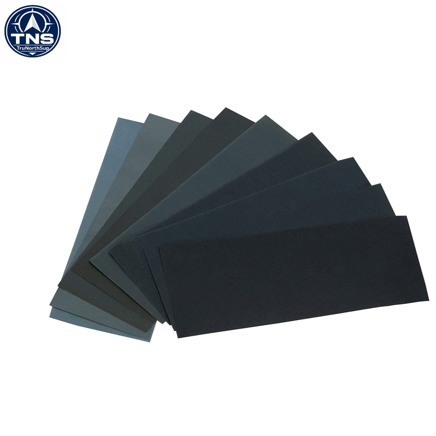 Ultimate 12 Grit Assorted Sand Paper Pack – Waterproof, 9×3.6 Inch Sheets