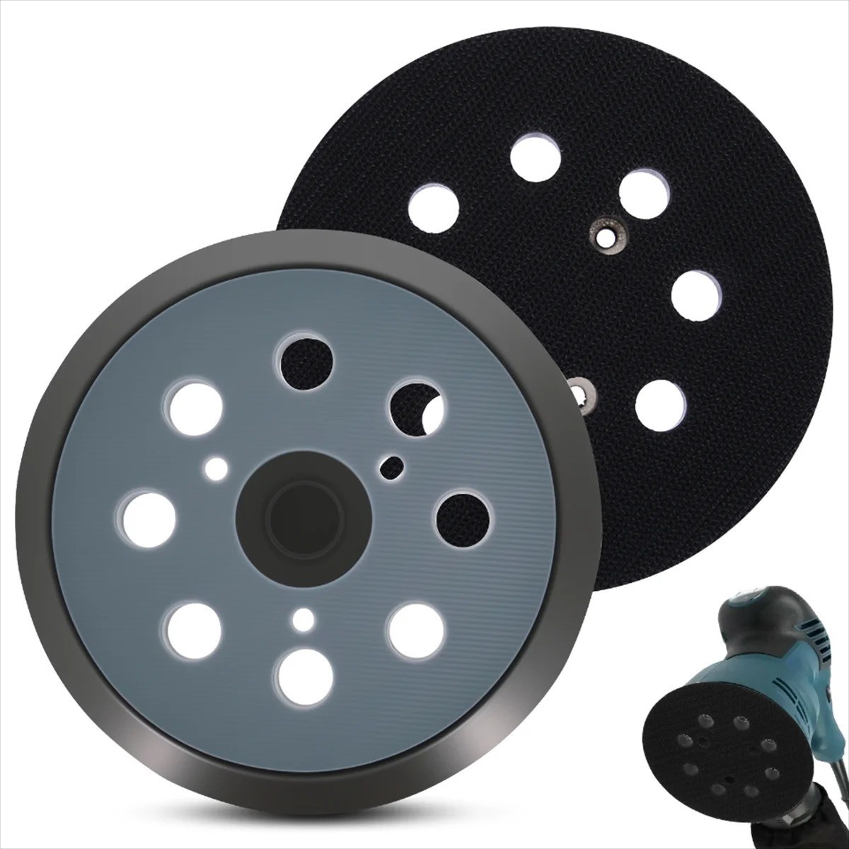 5 inch Orbital Sander Replacement Pad Hook Loop for Dewalt, Makita, Porter Cable