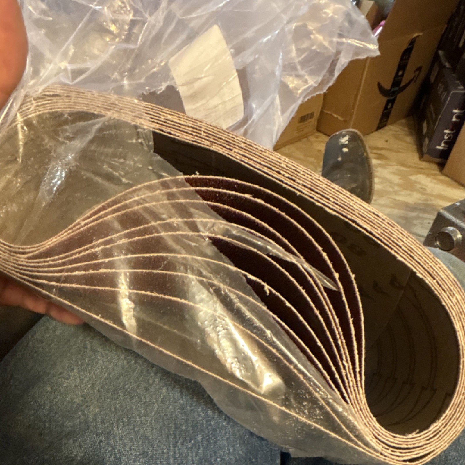 9 Pack 4×21 Inch 80 Grit Aluminum Oxide Sanding Belts a25011500ux1413 A2