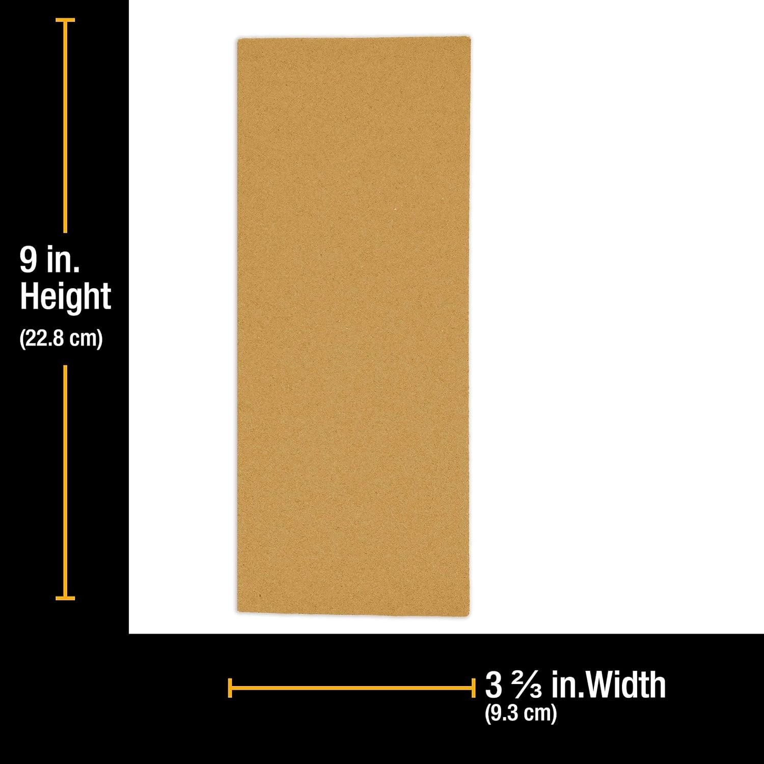 Dura-Gold 80 Grit 1/3 Sheet Gold Sandpaper—Box of 20 for Ultimate Performance