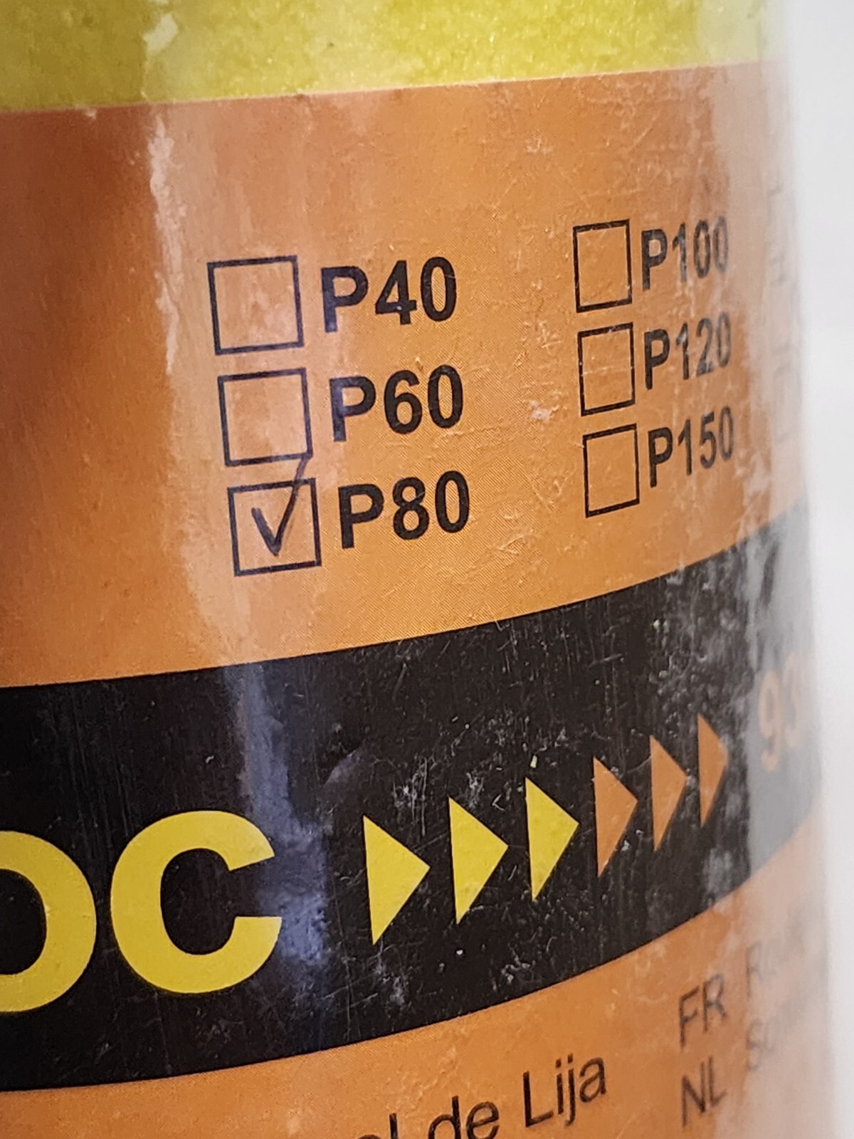 Shineboc Sandpaper Rolls 93mm*10M 80 Grit Quartz Sand Abrasive Sanding Paper