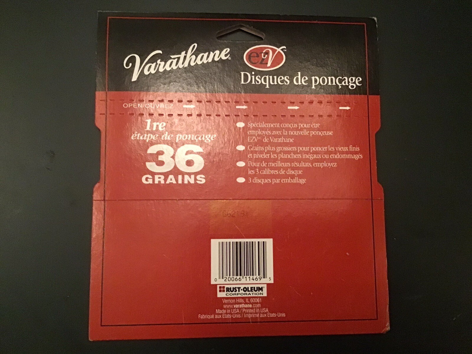 Varathane – 3 Pack, 36 Grit Sanding Discs, Fits The Varathane EZV Floor Sander