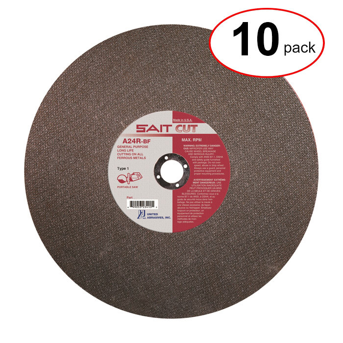 Sait 23420 – 12″X 1/8″X 20Mm A24R Metal – (10Pack)