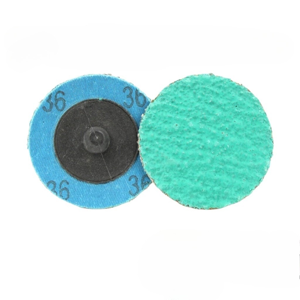 50/100PCS 2” 50mm P36 Green Zirconia Quick Change Sanding Discs TR for Metal
