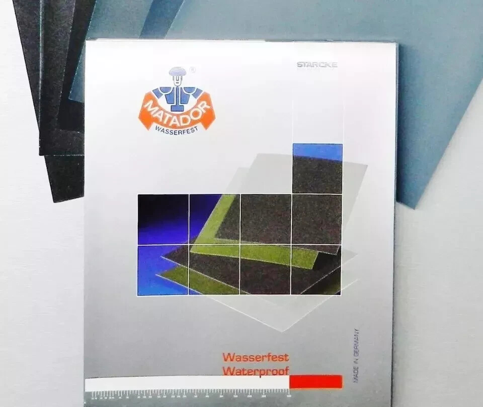 Matador Abrasive Sandpaper 30 Sheet Wet Dry 600 Grit 9×11 Silcon Carbide Starcke