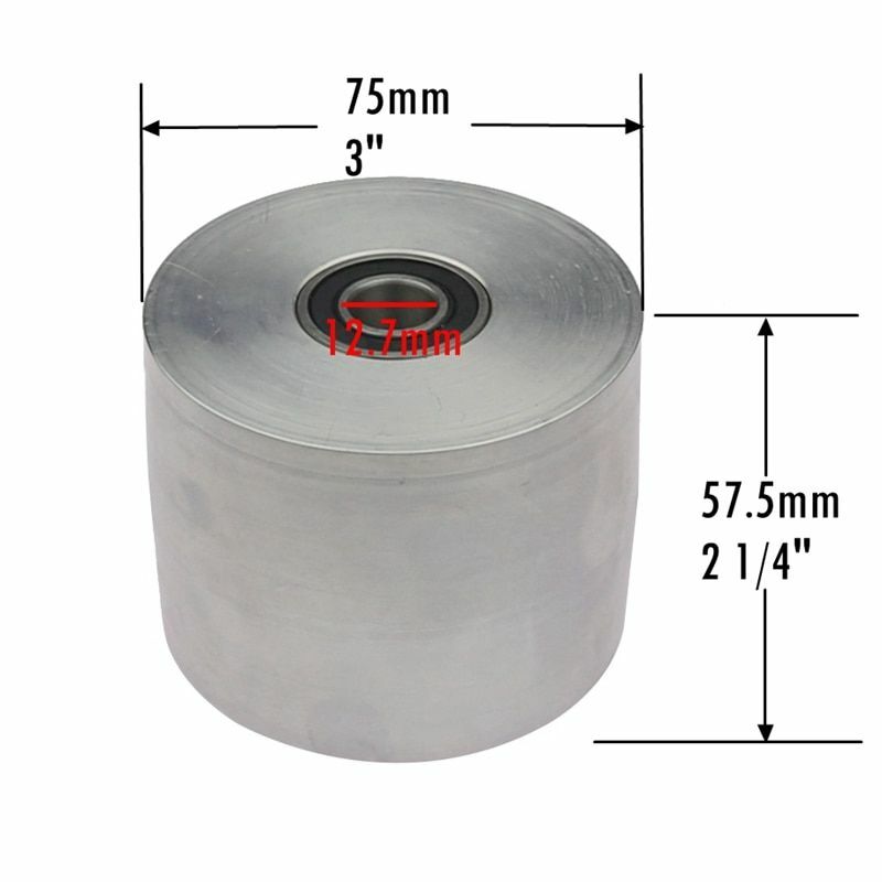 1 Pcs Belt Grinder Knife Grinder Wheel Fully Aluminum Contact Active 50/75/100mm