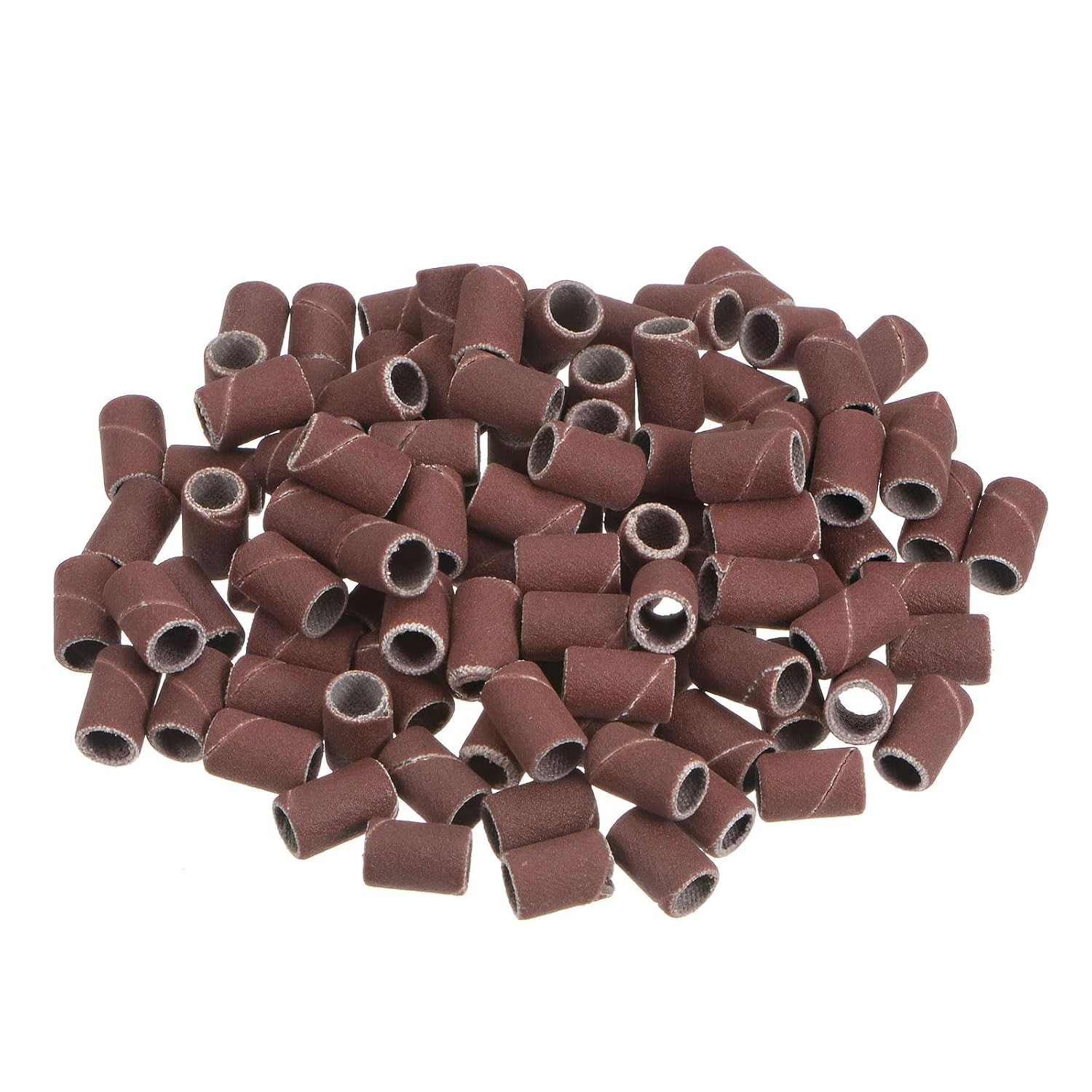 100pcs Sanding Drums 1/4 Inch Mini Sanding Sleeves 600 Grit Sanding Bands for Dr