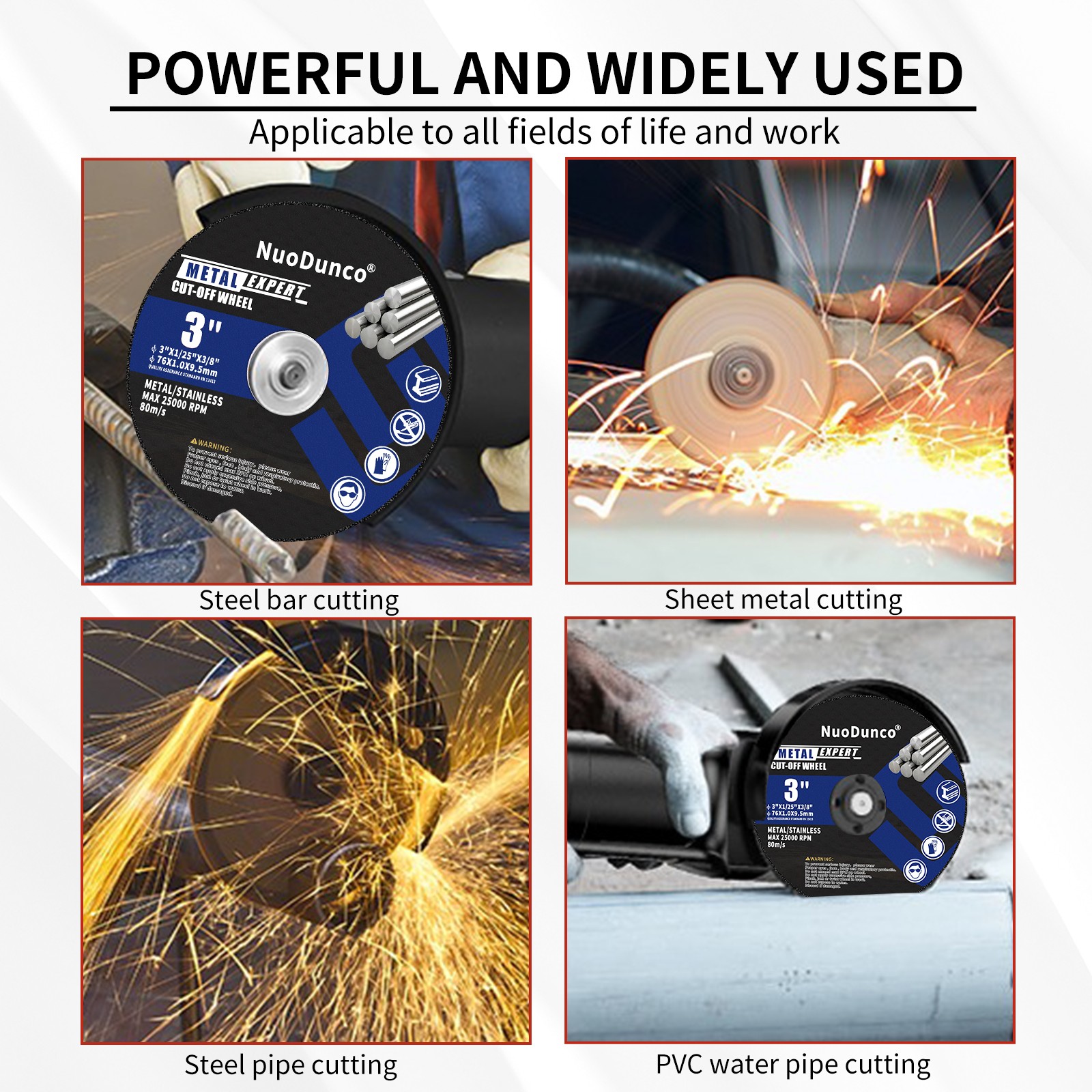 3Inch Metal Cutting Disc Mini Saw Blade Cut-0ff Wheel With Mounting Mandrel 5pcs