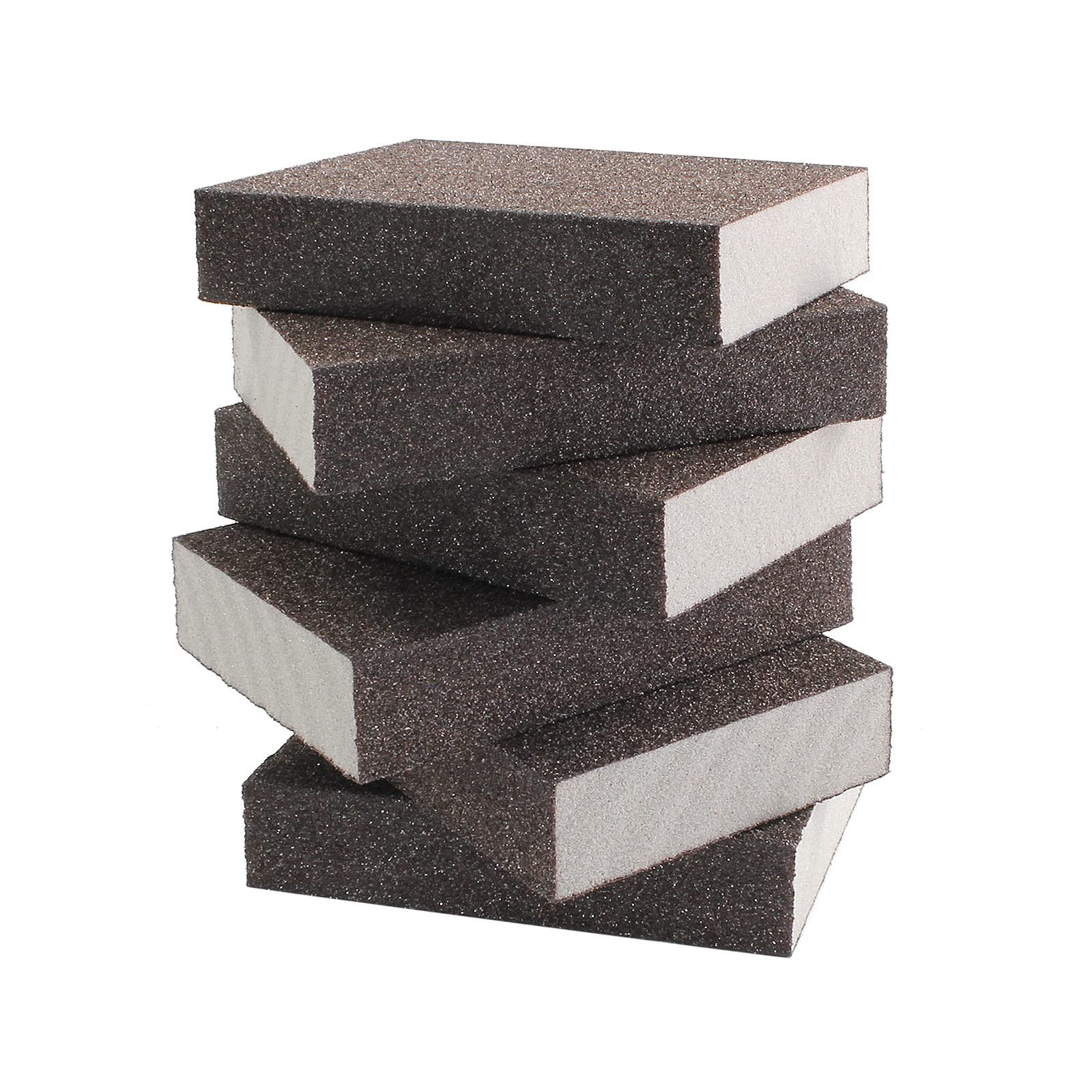 12 PCS 60 Grit Coarse Sanding Block Wet Dry Sponge Foam Sandpaper Wood Metal