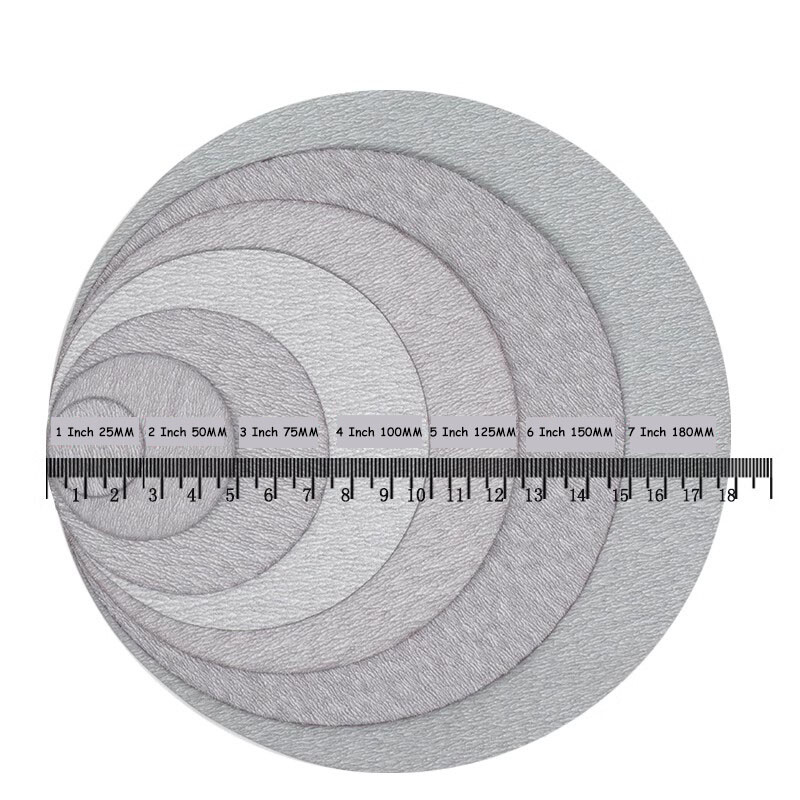 3 Inch 75mm Round Sandpaper Hook&Loop Grit 60-1200 Sandpaper Pads Sanding Disc