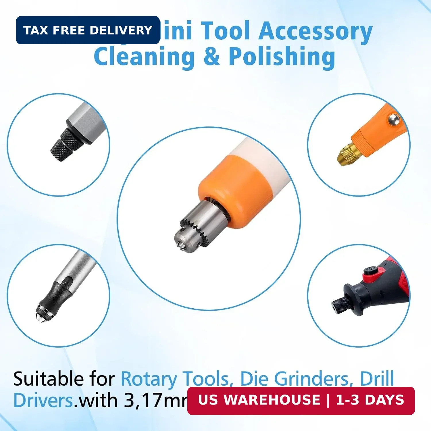 110pcs Buffing Wheel for Dremel Polishing Kit, Polishing Wheel for Dremel Tool A