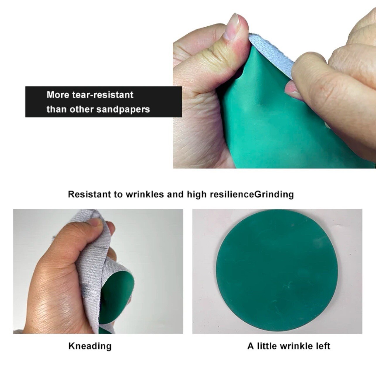 6in Sanding Dis Green PSA, 80,p120,p180, p220,p320 Sticky Sandpaper 100 sheet