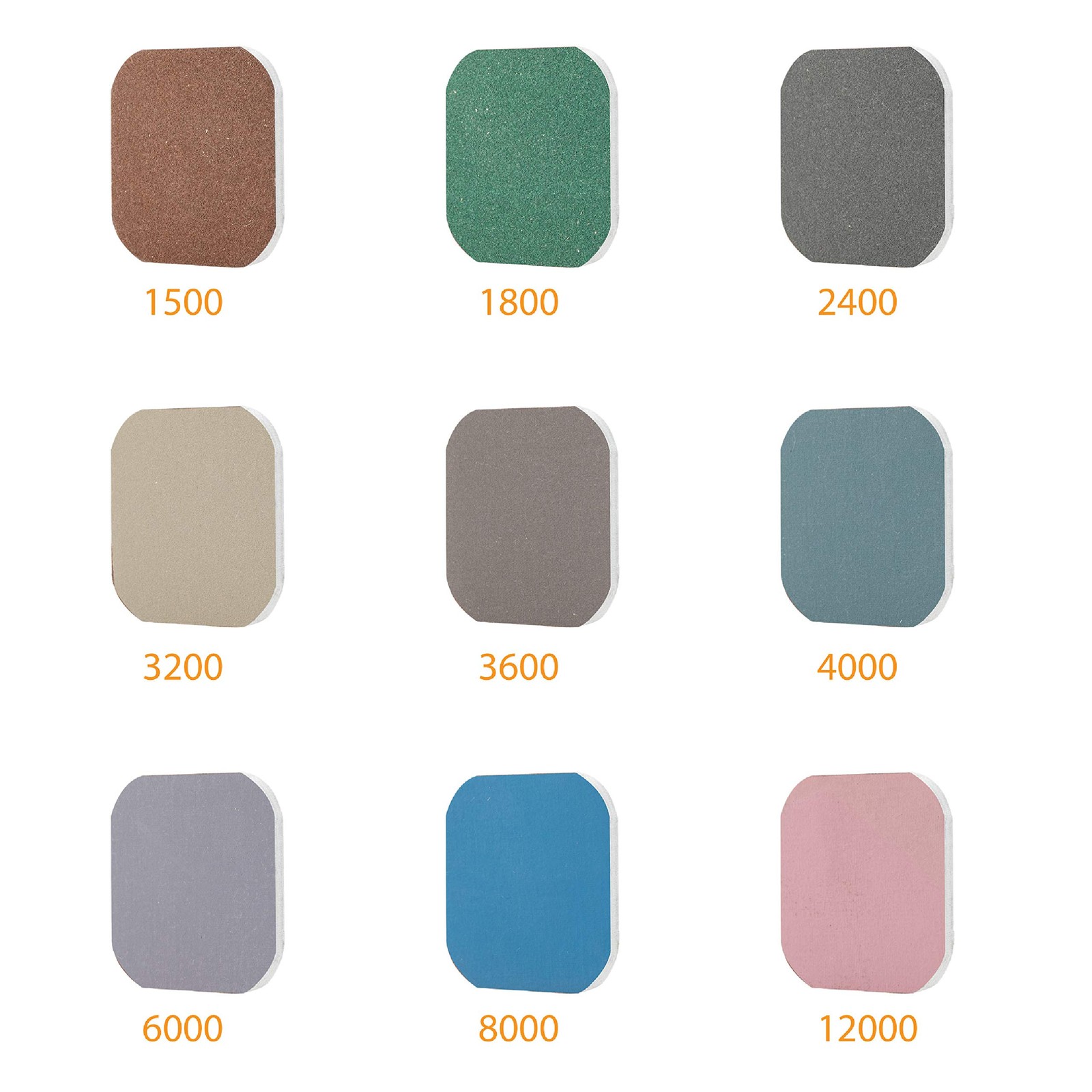 Micro MESH Soft Touch Sanding Pads 2 inches x 2 inches, Colors May Vary