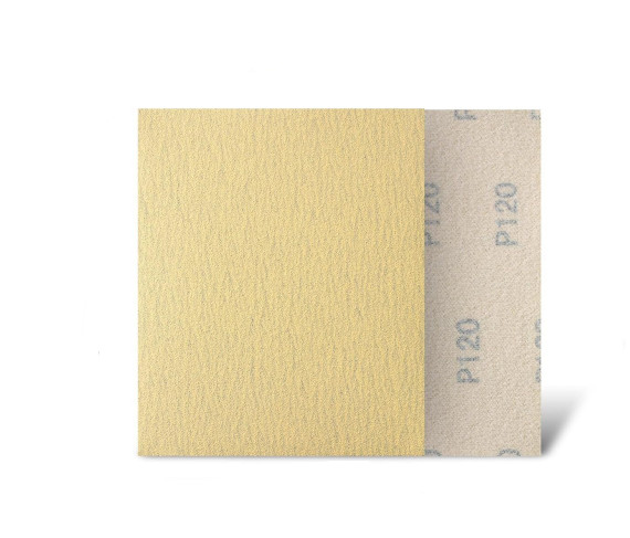 100PCS 4.5X5.5In(115X140mm)120Grit Gold Sanding paper Sheets For Car&Wood&Metal