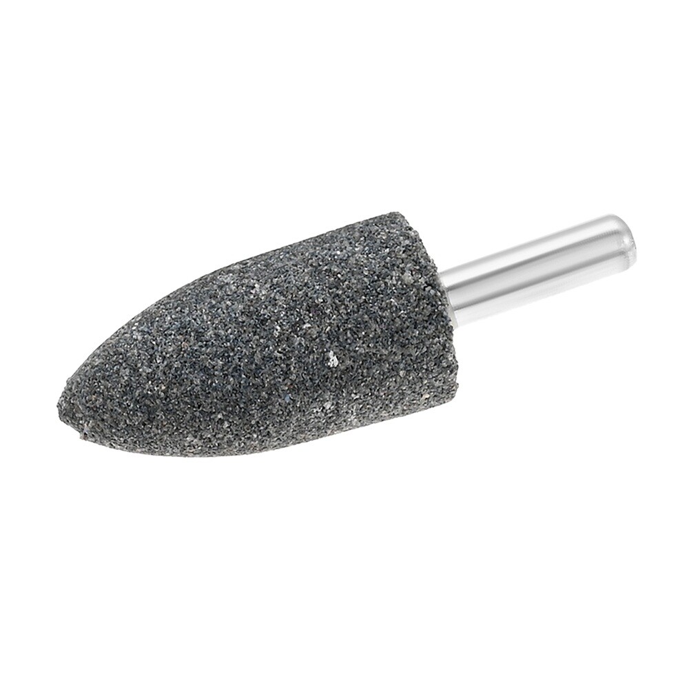 10PC Cone Shape Grinding Stones 20mm Aluminium Oxide Fit Electric Rotary Tool