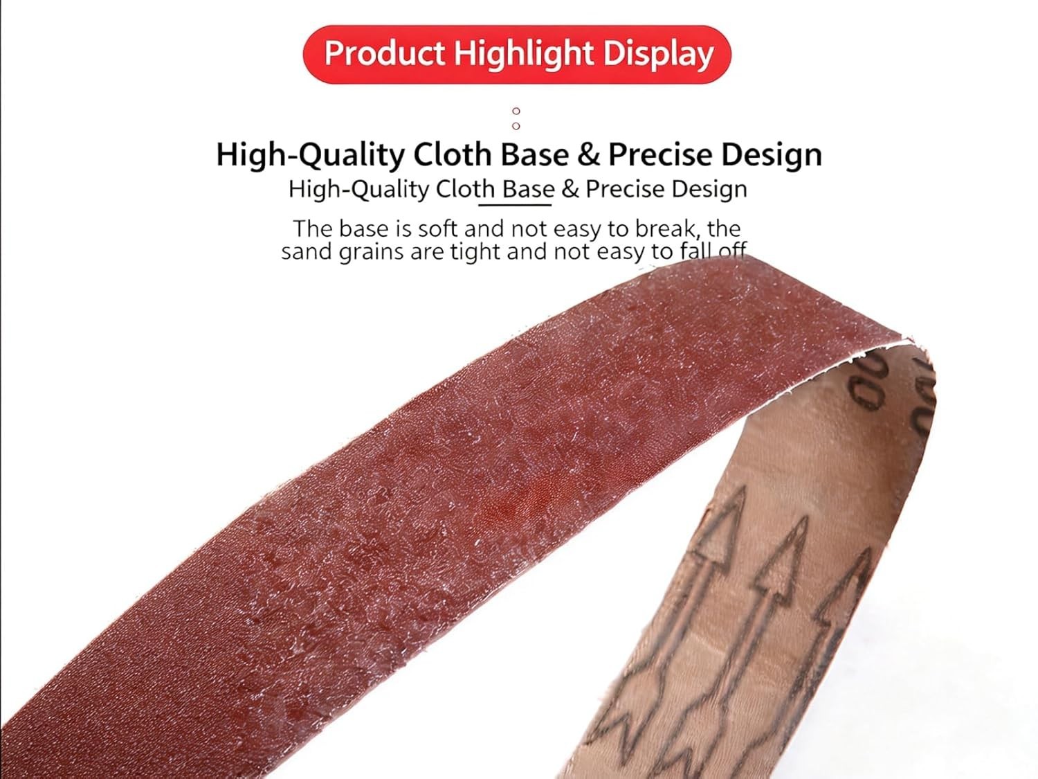 Complete 20-Piece Sanding Belt Set – 1/2 x 18 Inches for Wood & Metal Finishing